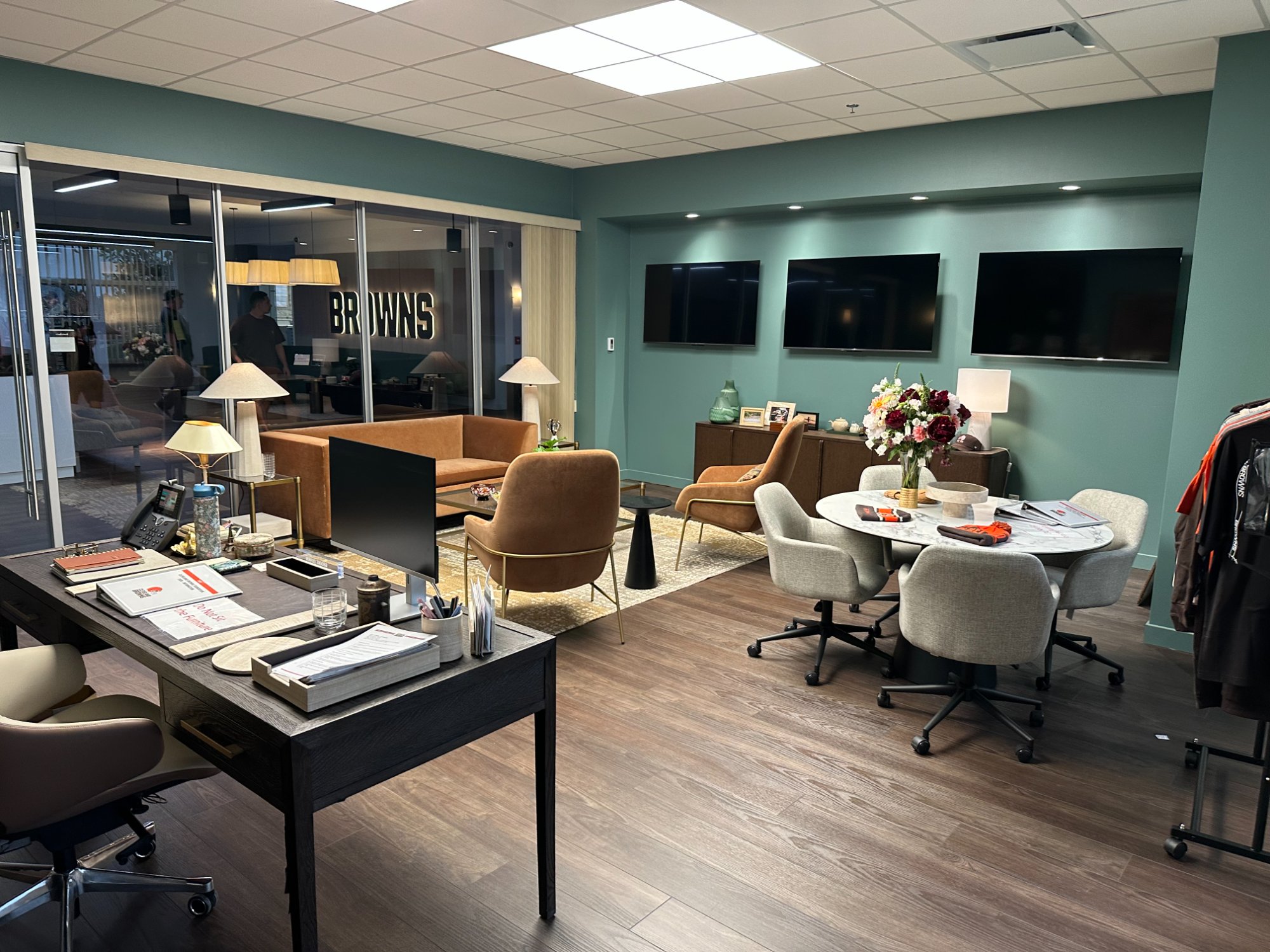 The Land - Browns front office set